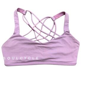 SoulCycle x Lululemon Women's Pink Sports Bra size 6